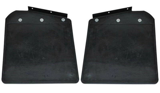 LANDROVERDEFENDER90/110PAIROFFRONTMUDFLAPSWITHBRACKETSLR055323/33.