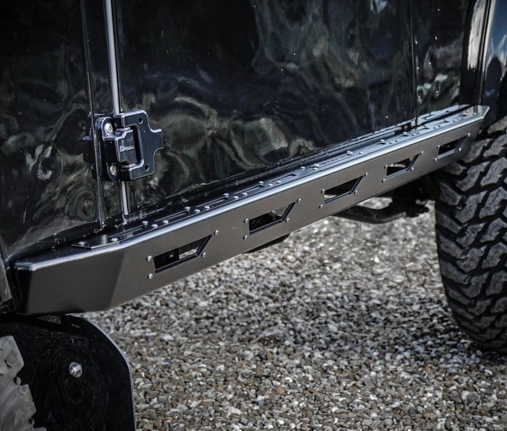 LandRoverDefenderStainlessSteelStealthRocksliders90&110