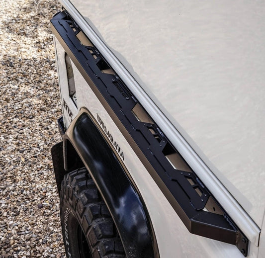 LandRoverDefenderStainlessSteelTubSliders-Uproar4x4