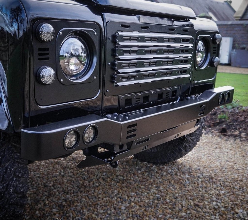 LandRoverDefenderStainlessSteelStealthDRLFrontBumper-4mm