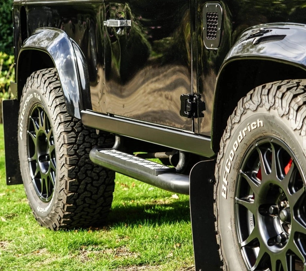 LandRoverDefenderStainlessSteelTitanDoorSills90&110-5mm