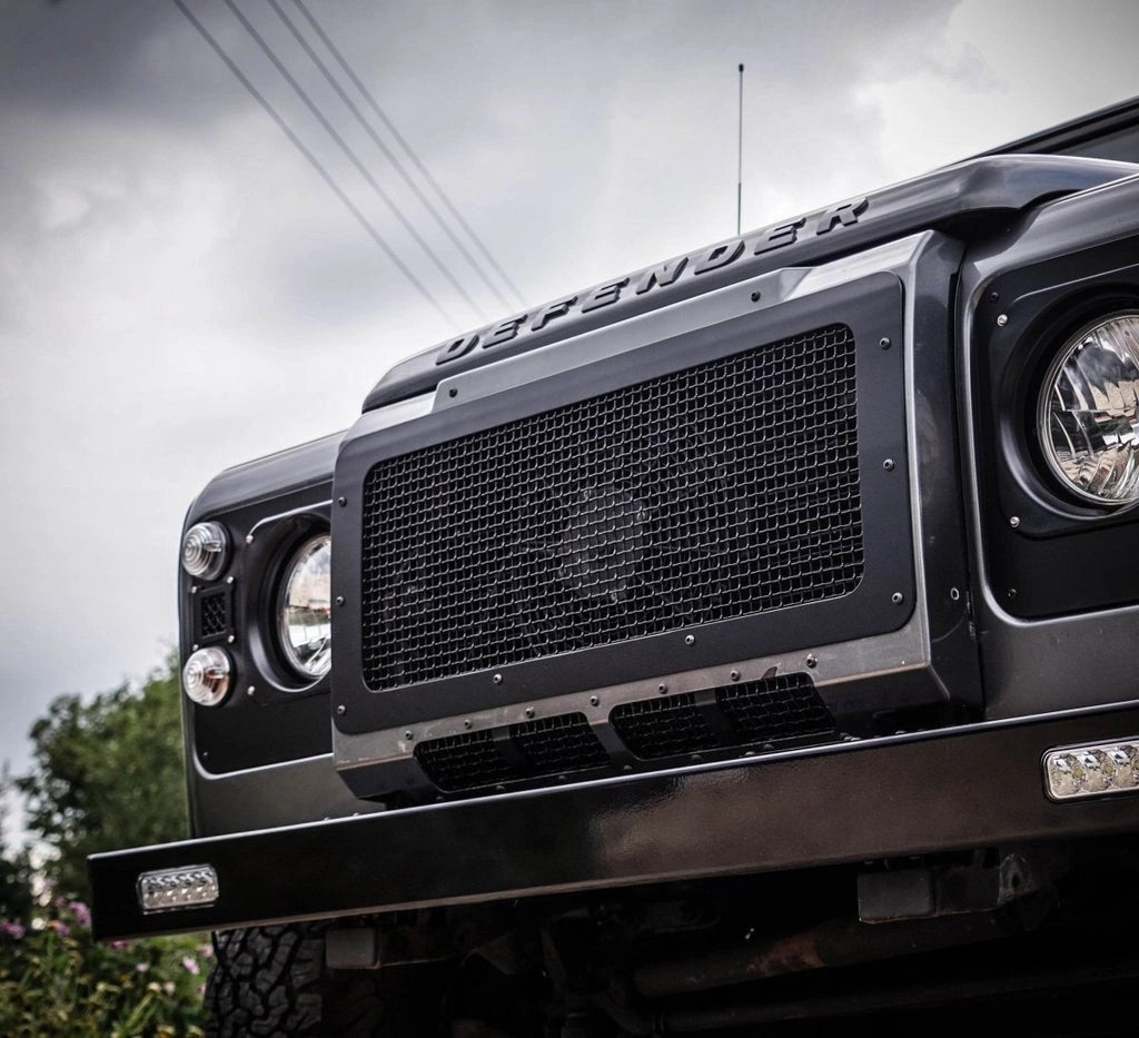 LandRoverDefenderStainlessSteelStealthFrontGrille