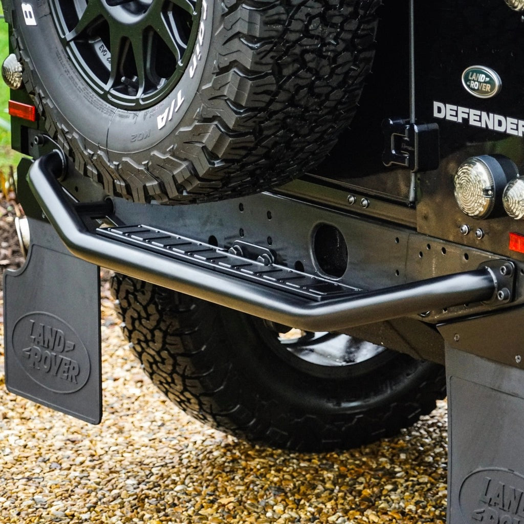 LandRoverDefenderStainlessSteelHalfNASRearStep