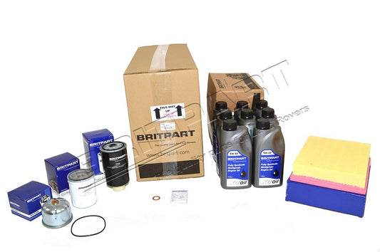 LANDROVERDEFENDERTD5&DISCOVERY2TD5SERVICEKIT&OIL-BRITPART-DA6004COM.