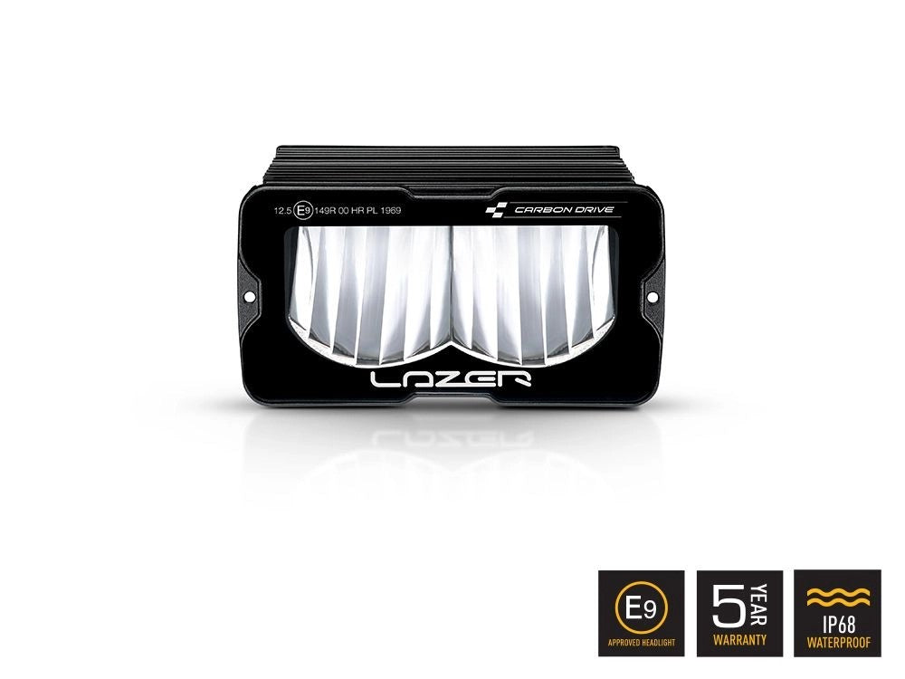 LAZERLAMPSCarbon-2DrivingModeYellow—CompactLEDHeadlight3120lm