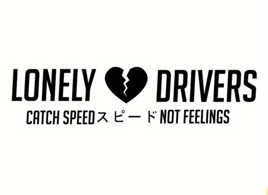 LonelyDriversJDMVinylSticker(AllColours&Sizes)