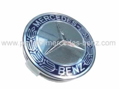 MercedesAlloyWheelCentre/HubCap,(LaurelWreath,Blue)