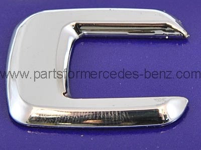 MercedesBodyorTailGateBadge–LetterC