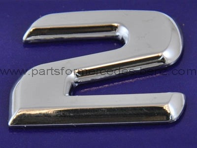 MercedesBodyorTailGateBadge–Number2
