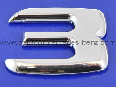 MercedesBodyorTailGateBadge–Number3