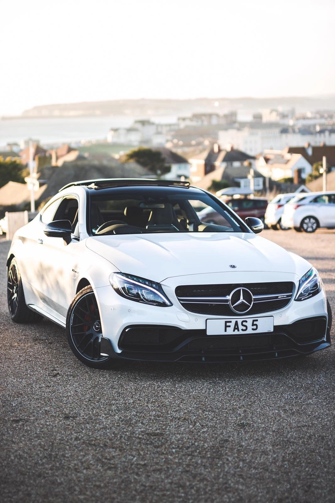 MercedesC63W205CoupeBrbsStyleCFFrontSpitter