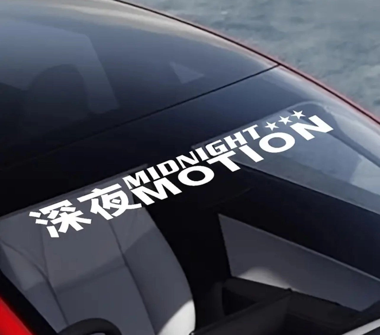 MidnightMotionJDMVinylCarSticker(AllColours&Sizes)