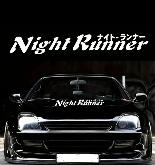 NightRunnerJDMVinylSticker(AllColours&Sizes)