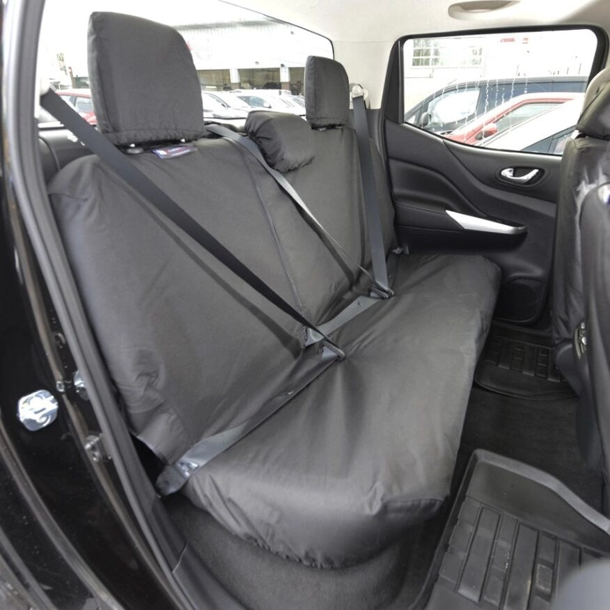 NissanNavaraNP300Van2016-2020TailoredSeatCovers-RearBenchSeats