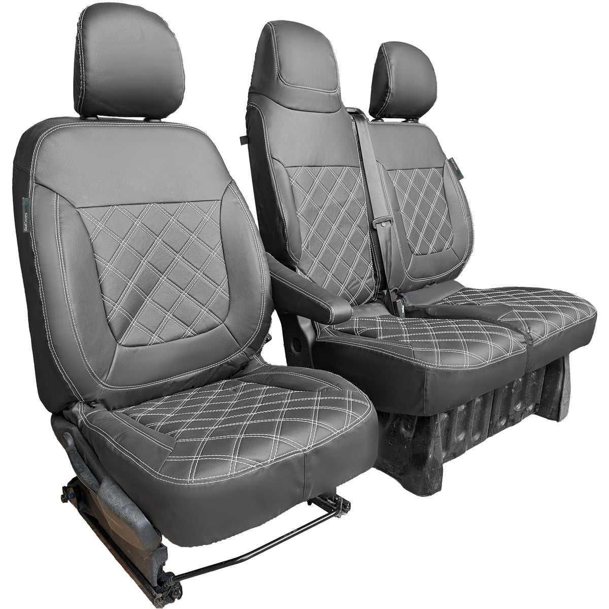 NissanPrimastar2021+LeatheretteSeatCovers-Front