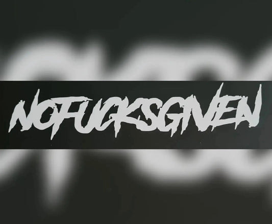 NoFu*ksGivenv2VinylCarSticker(AllColours&Sizes)