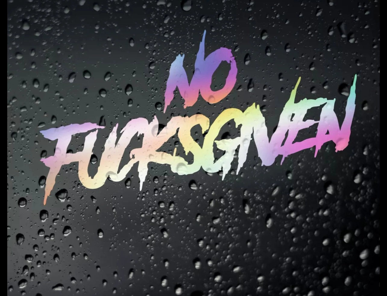 NoFu*ksGivenVinylCarSticker(AllColours&Sizes)