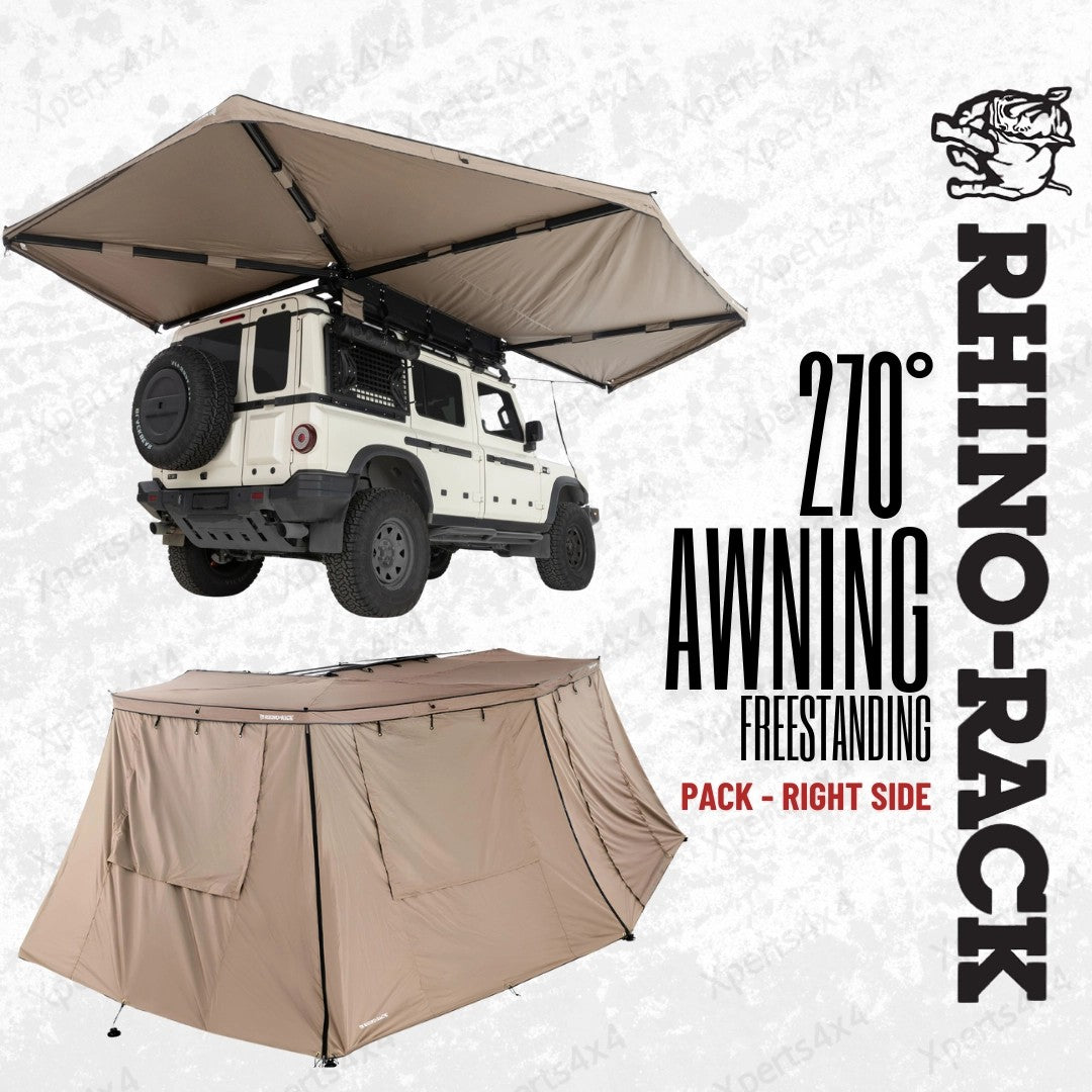 PackAwning270°Freestanding+Walls|BatwingRightside-RHINO-RACK