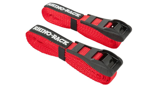 Pairofredcamstraps,4.5m-RHINO-RACK