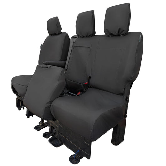 PeugeotExpertVan2016+TailoredSeatCover-SingleDriver&DoublePassengerSplitBaseSeat