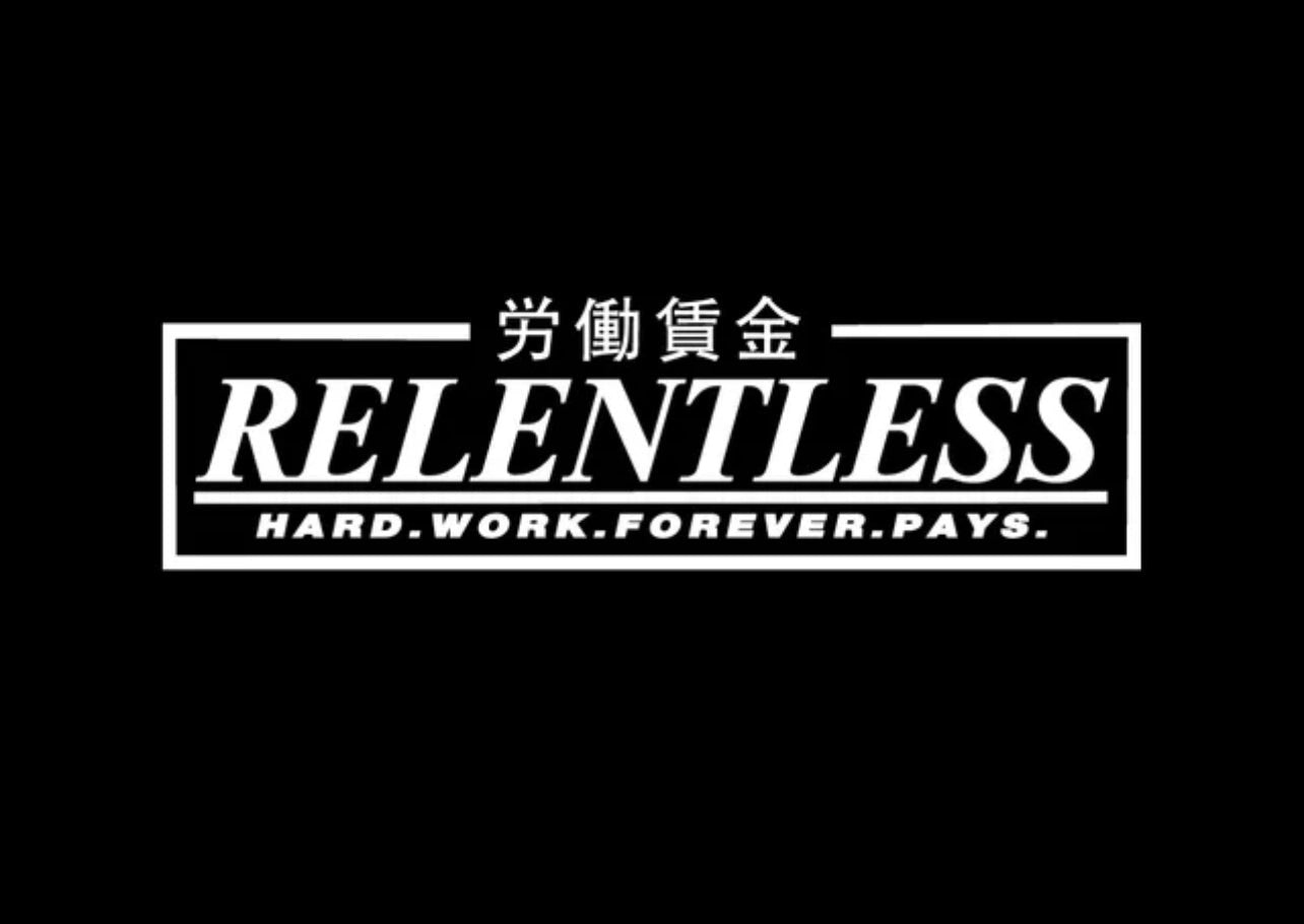 RelentlessJDMVinylCarSticker(AllColours&Sizes)