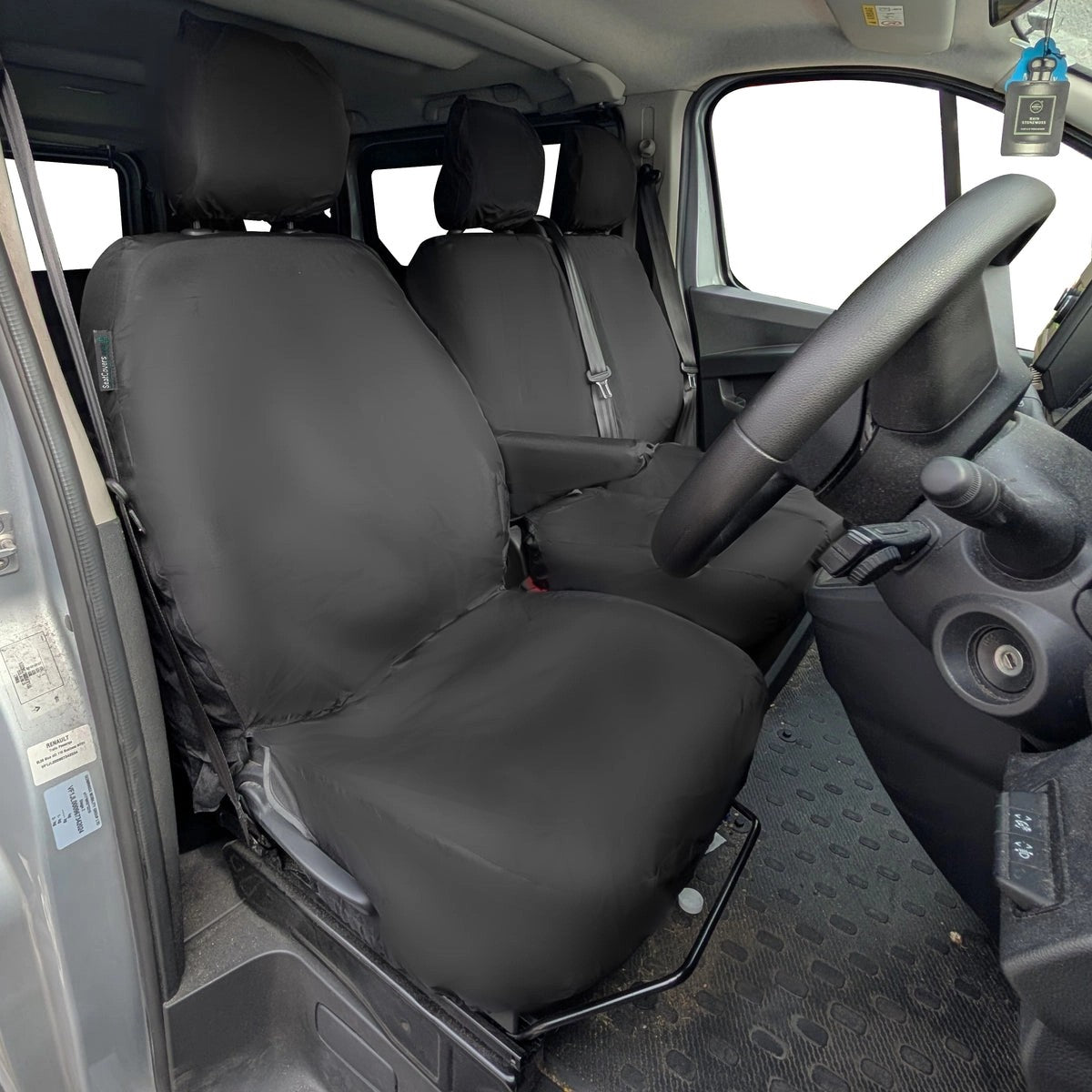 RenaultTraficVan2014+TailoredSeatCovers-ThreeFrontSeatsWithUnderSeatStorage