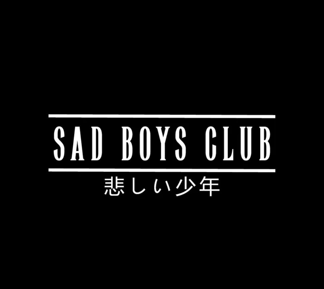 SadBoysClubVinylCarSticker(AllColours&Sizes)
