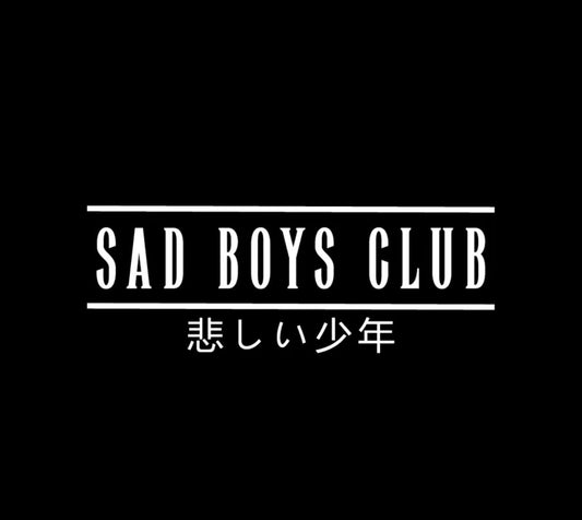 SadBoysClubVinylCarSticker(AllColours&Sizes)