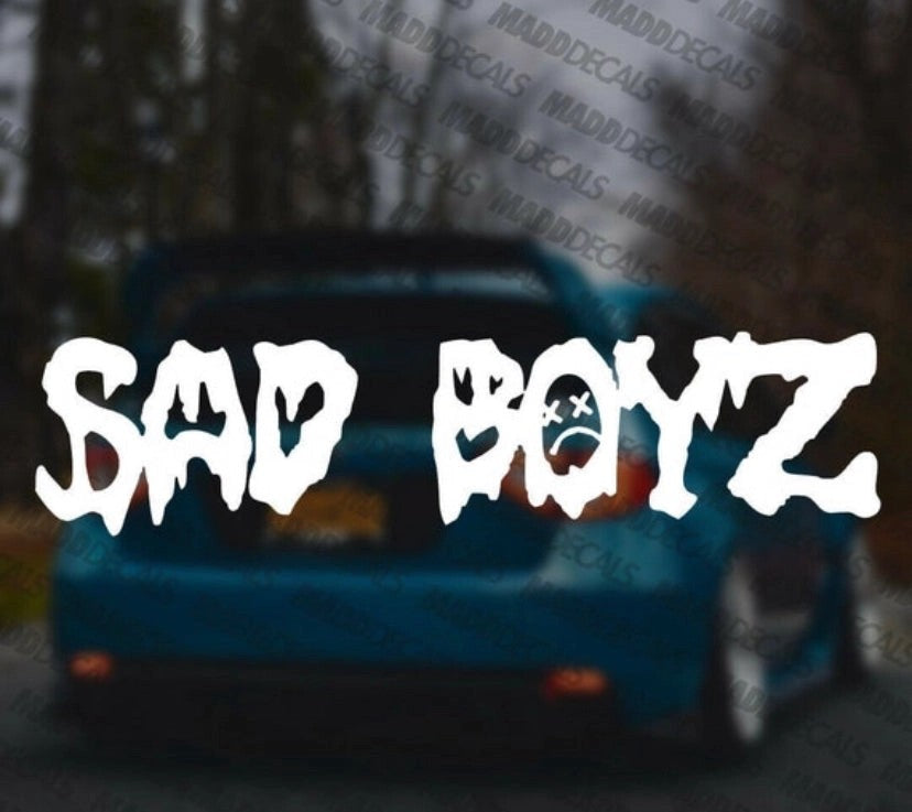 SadBoyzCarSticker(AllColours&Sizes)
