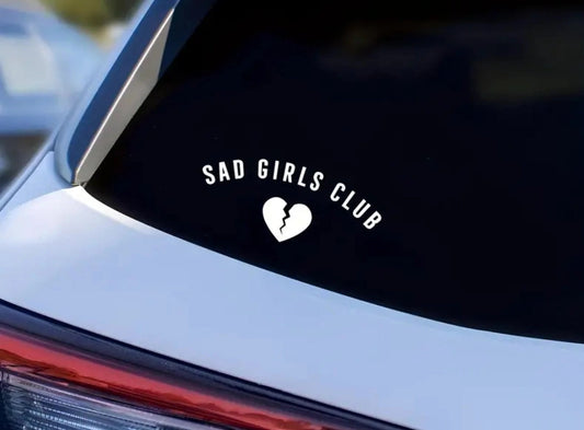 SadGirlsClubVinylSticker(AllColours&Sizes)