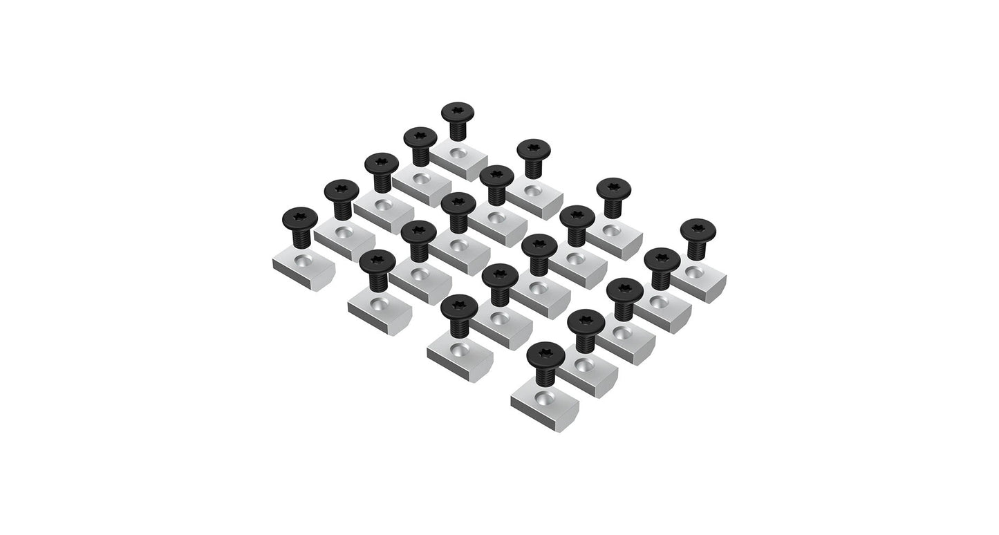 Setof20mountingnutsandscrewsforgalleryPioneer6-RHINO-RACK