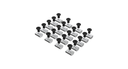 Setof20mountingnutsandscrewsforgalleryPioneer6-RHINO-RACK