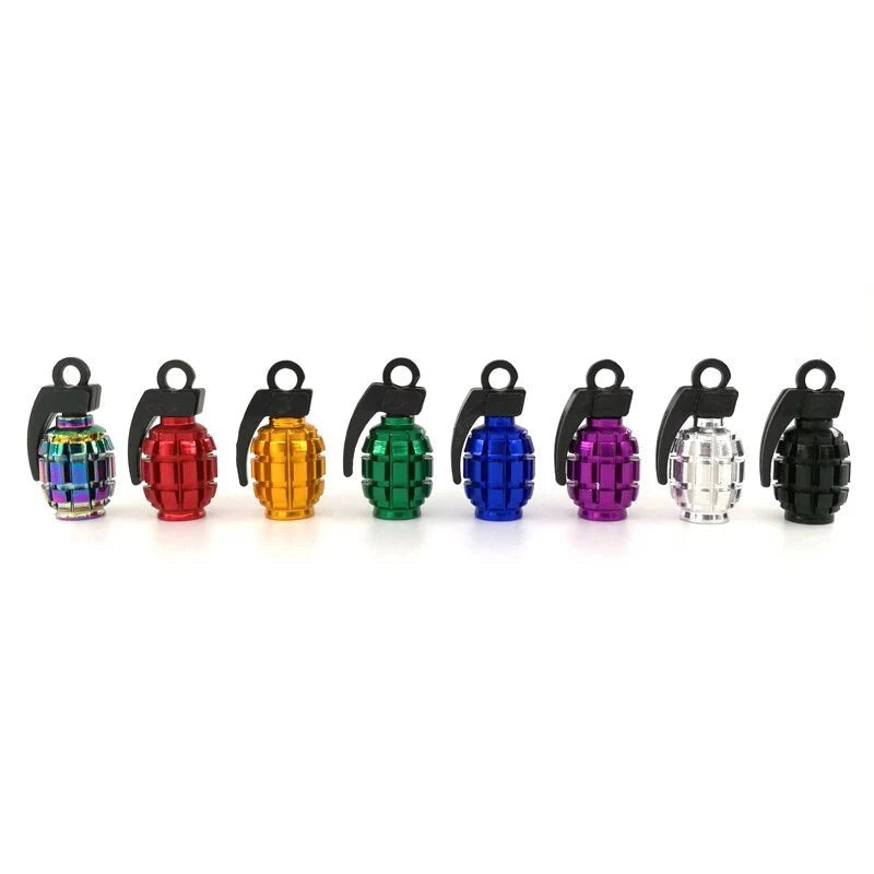 Setof4GrenadeTyreValveCaps