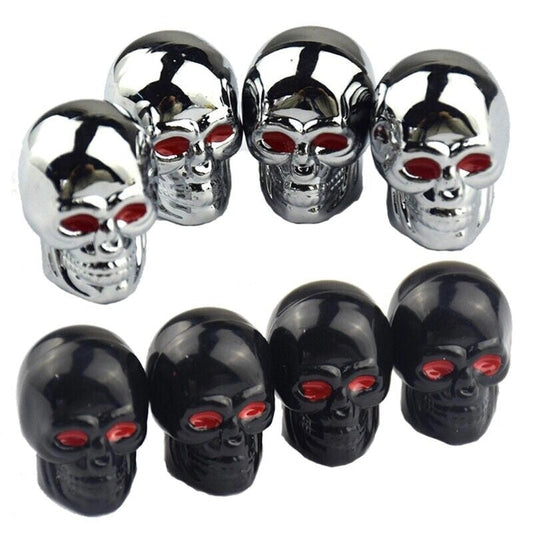 Setof4SkullTyreValveCaps