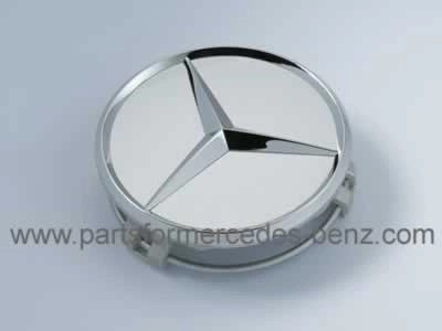 SingleMercedesAlloyWheelCentre/HubCap(Chrome)