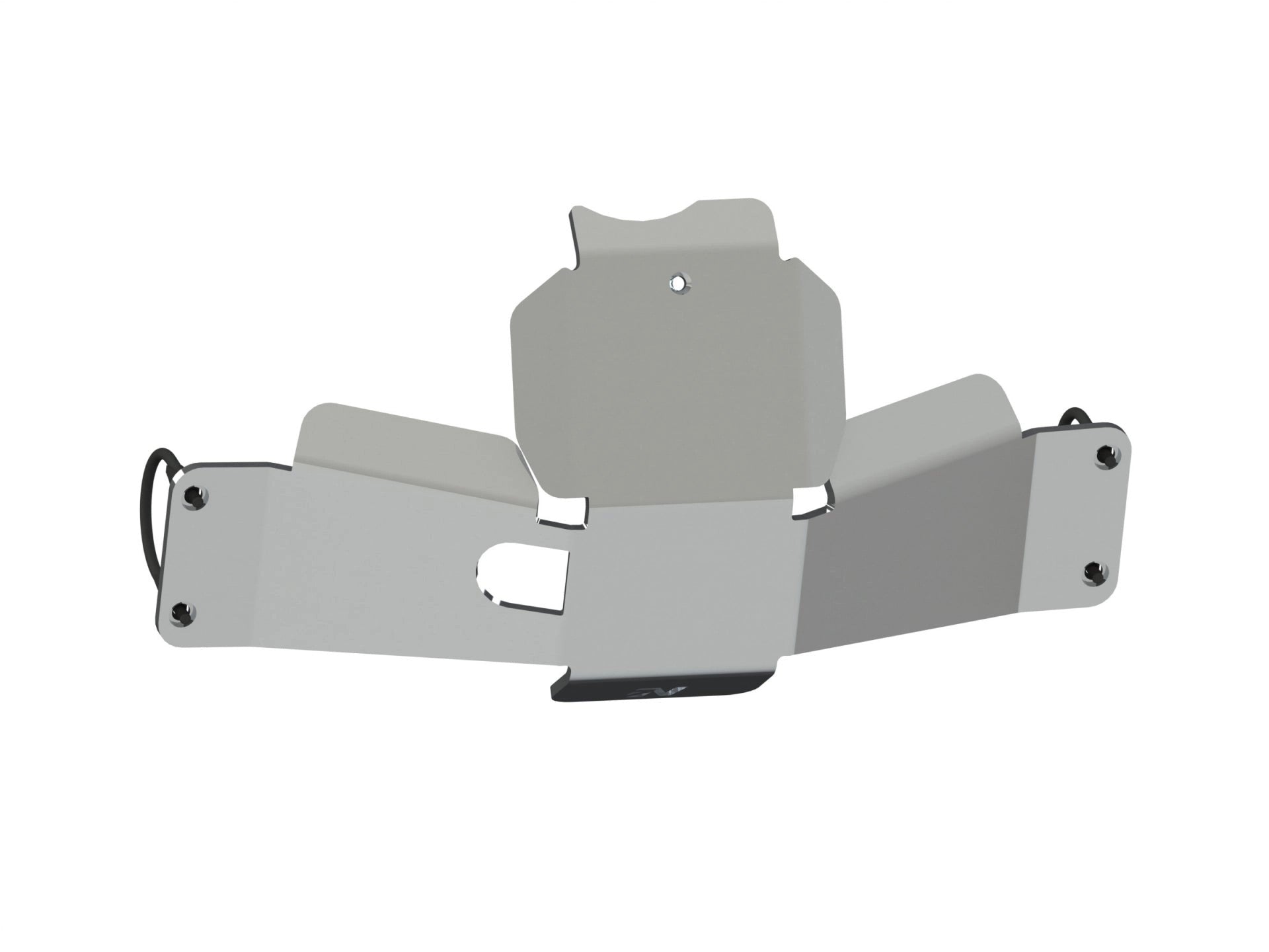 SkidPlate8mmaluminumrearaxlenoseforNissanNavaraD23after2019andMercedesX-ClassN4-Offroad