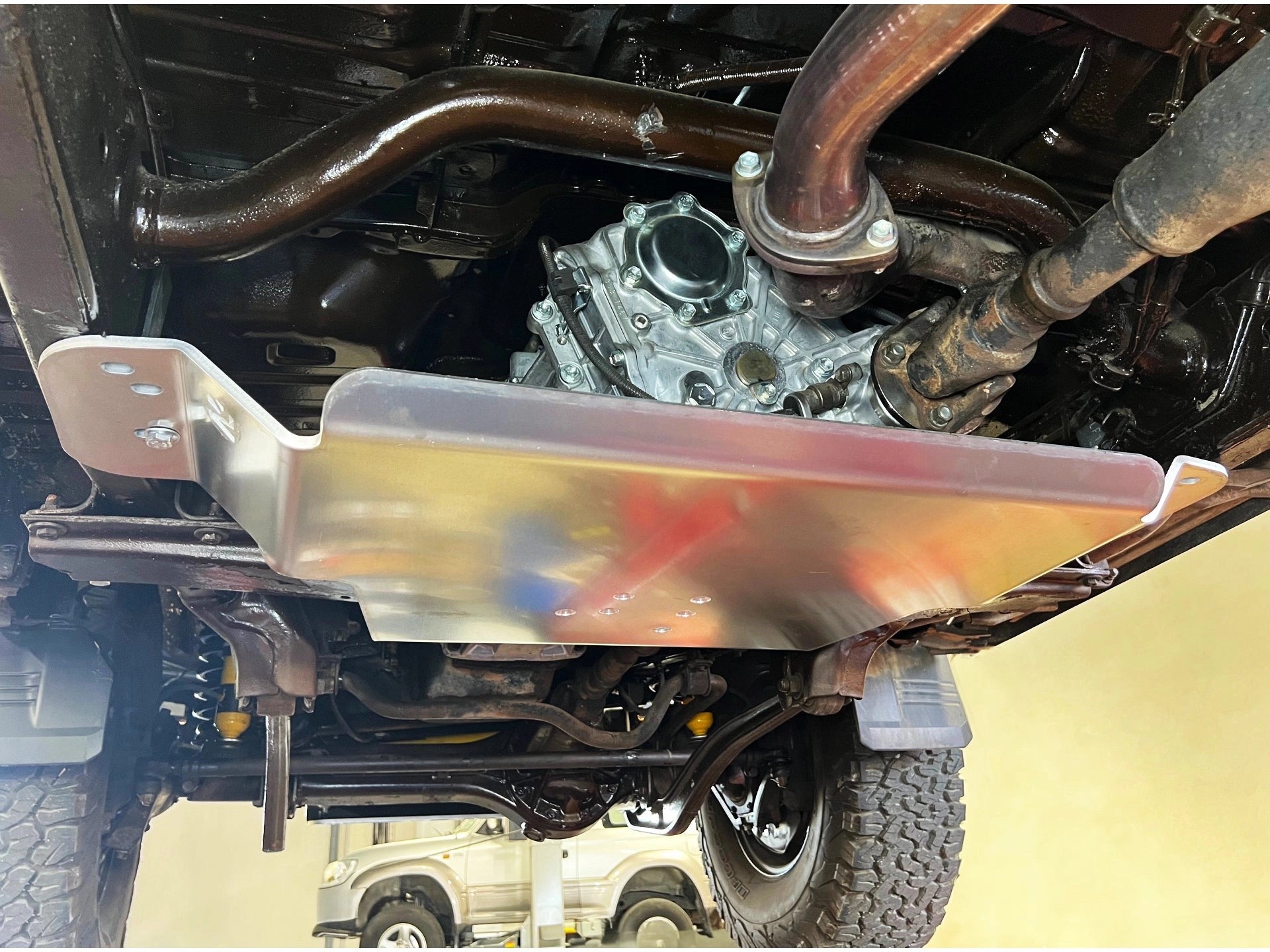 SkidPlate8mmaluminumtransfercaseforToyotaGRJ71HZJ71HZJ74N4-Offroad