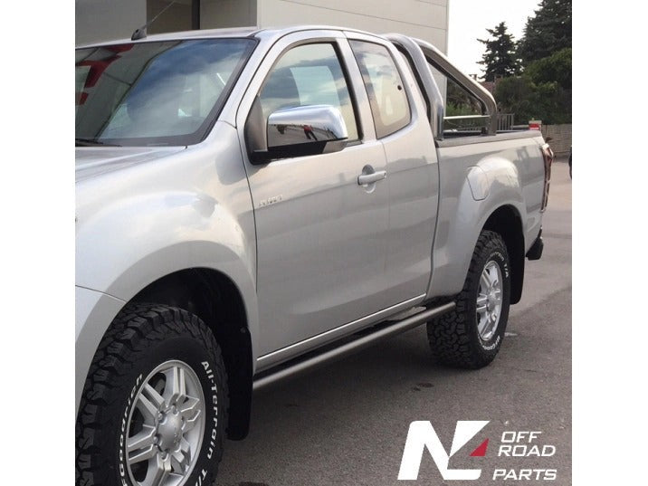 SkidPlatetubularrockerpanelsforIsuzuD-maxN4-Offroad