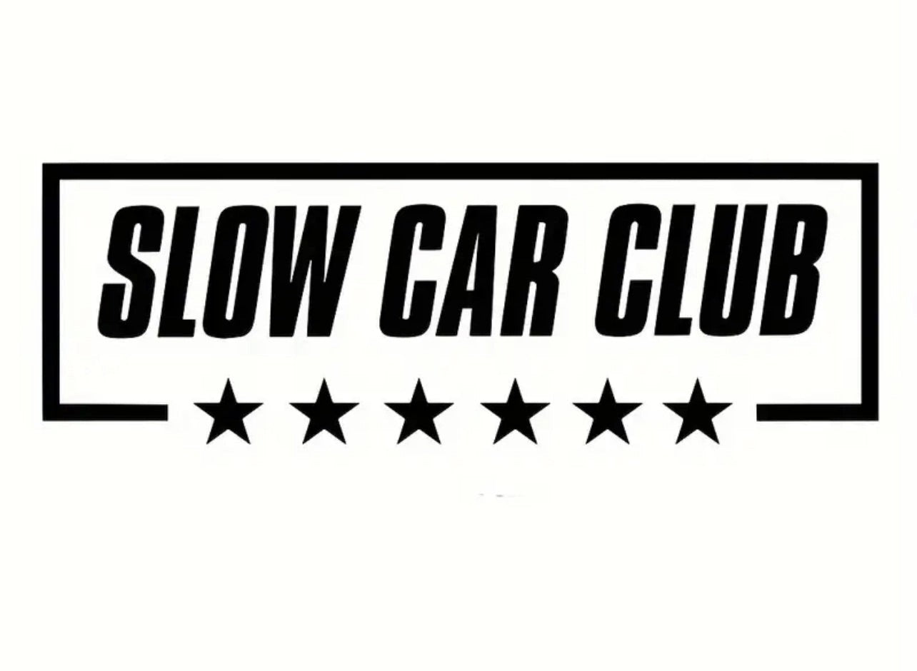 SlowCarClubVinylCarSticker(AllColours&Sizes)