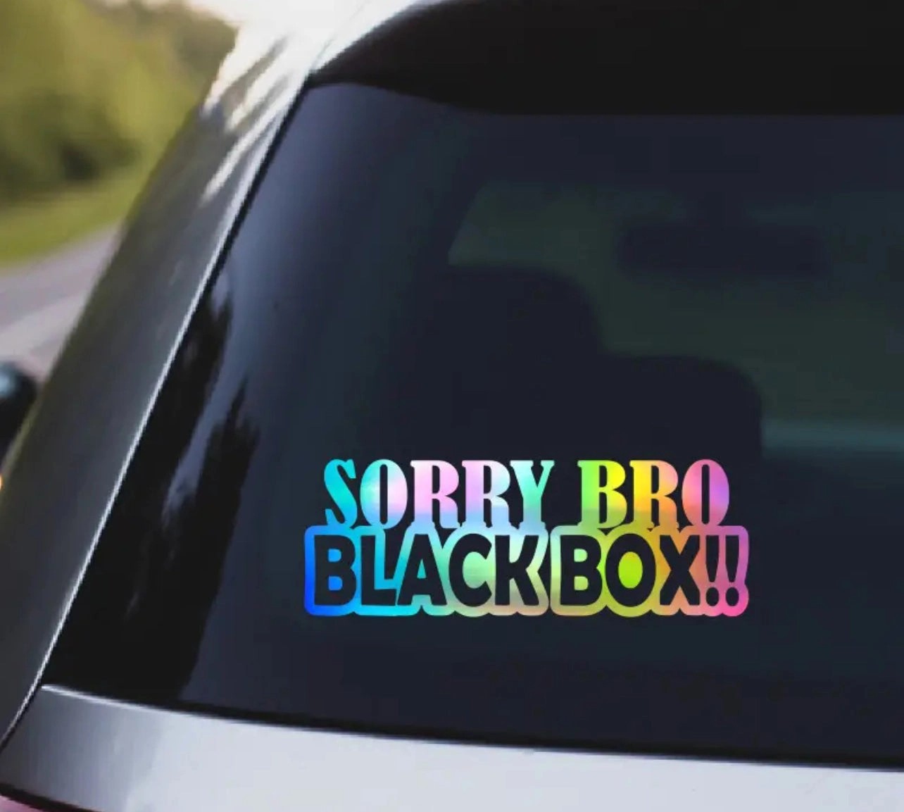 SorryBroBlackboxVinylSticker(AllColours&Sizes)