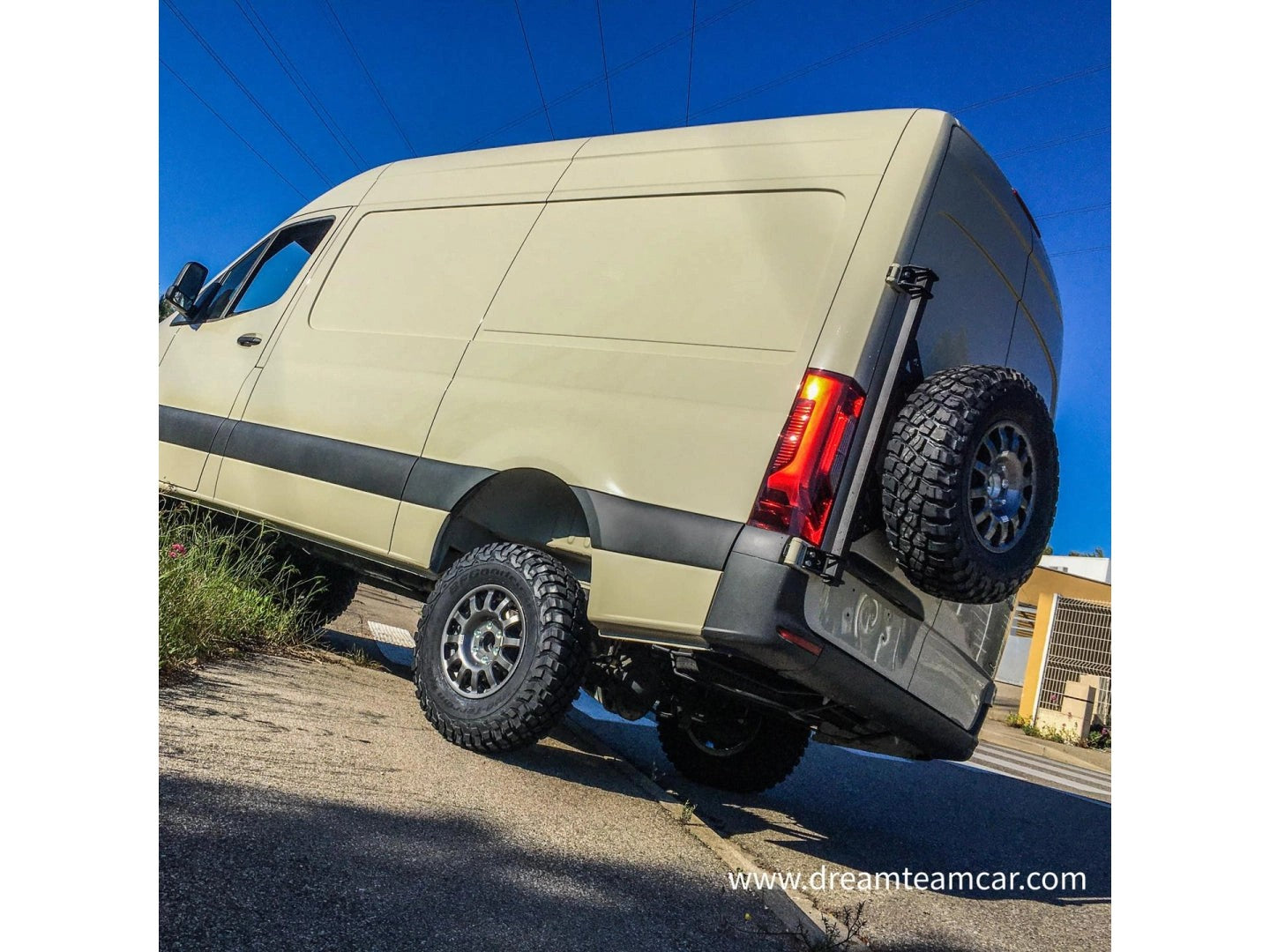 SparewheelcarrieronrearleftdoorSprinterIIIafter2018INOXN4-Offroad