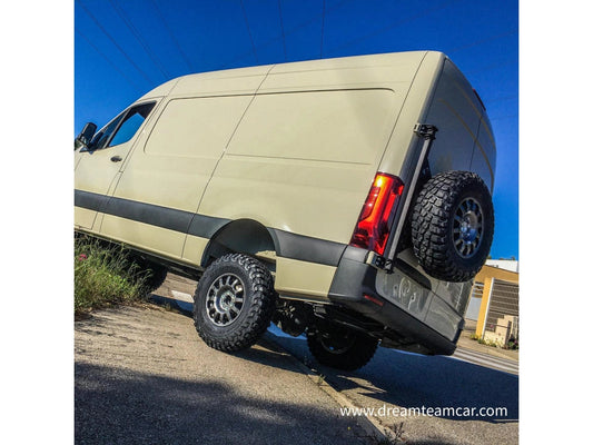 SparewheelcarrieronrearleftdoorSprinterIIIafter2018INOXN4-Offroad