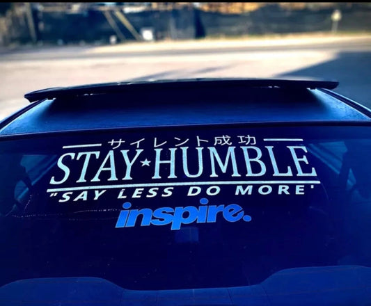 StayHumbleVinylCarSticker(AllColours&Sizes)