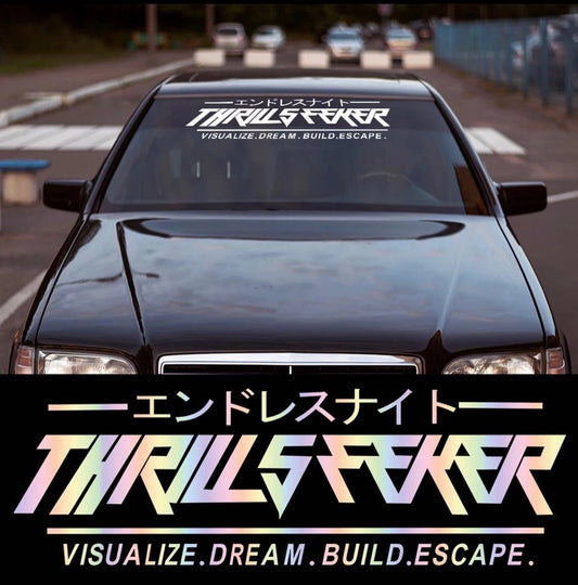 ThrillSeekerVinylCarSticker(AllColours&Sizes)