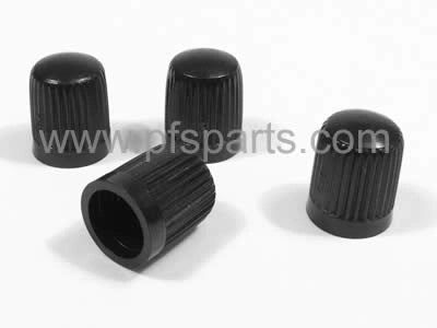 UniversalBlackPlasticTyreValveCaps(SetofFour)