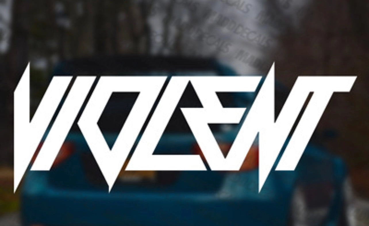 ViolentVinylCarSticker(AllColours&Sizes)