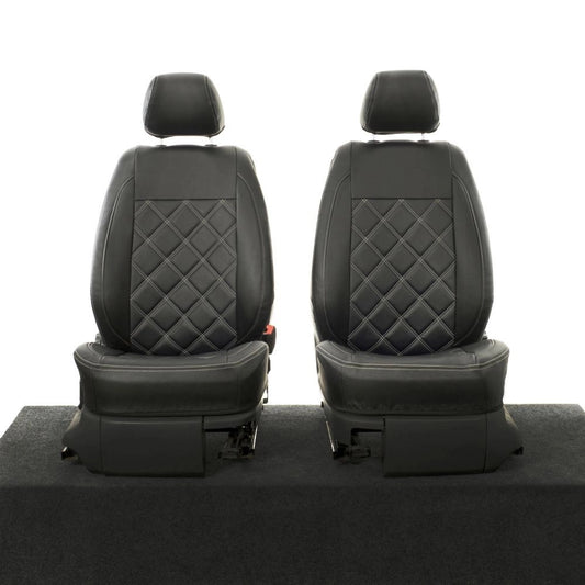 VolkswagenCaddyVan2004-2020LeatheretteSeatCovers-Front