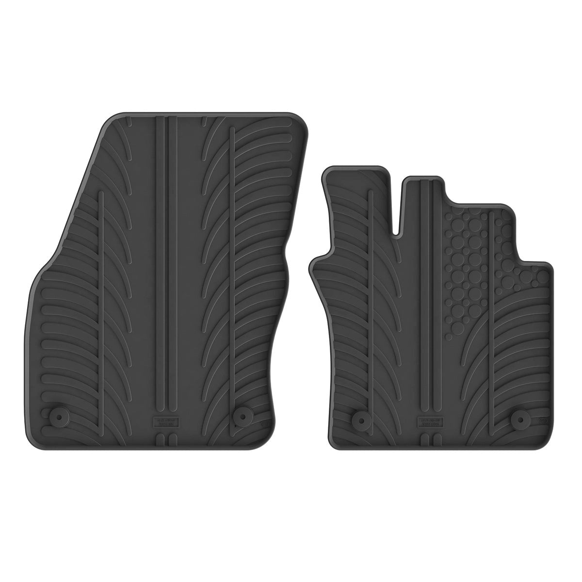 VolkswagenCaddyVan2021+MouldedRubberVanMats