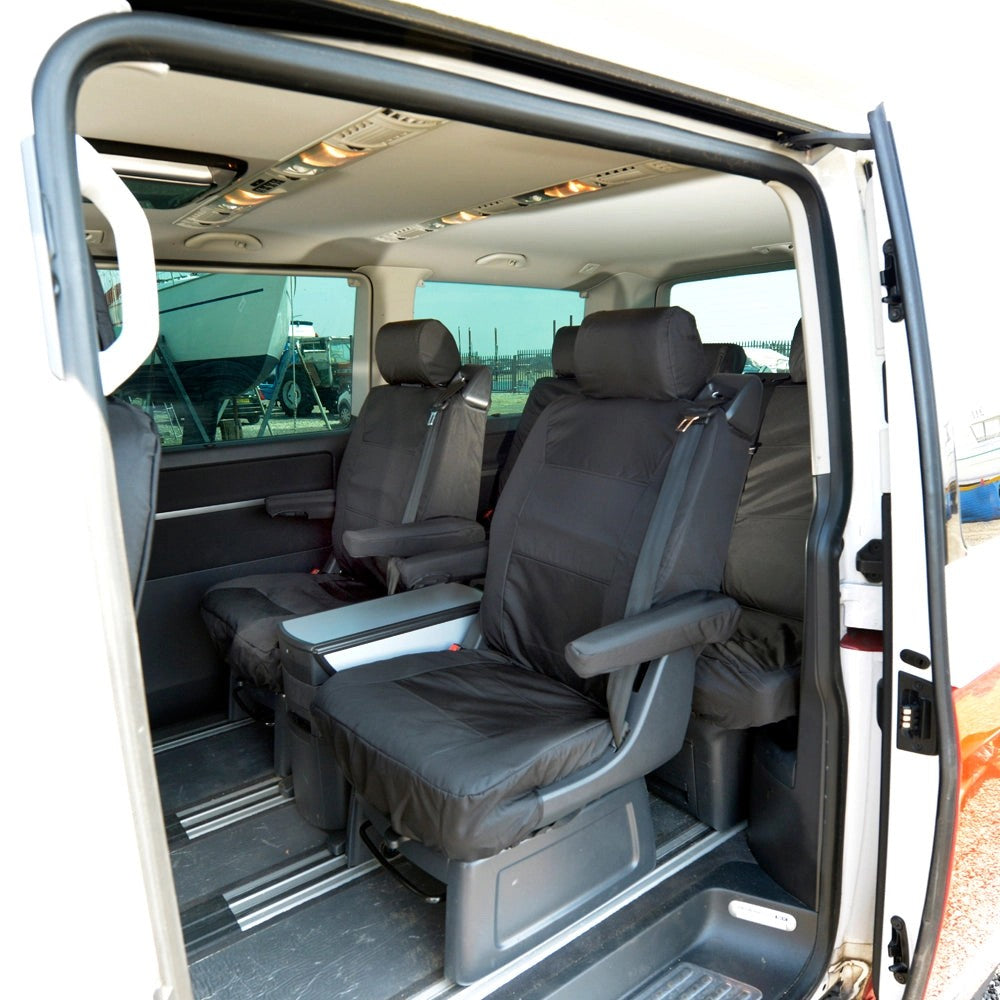 VolkswagenT5Caravelle2009-2015TailoredSeatCovers-SecondRowOneSingleSeatsleftSide