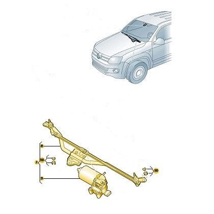 VWAmarok2010OnwardsWiperMotor&Linkage